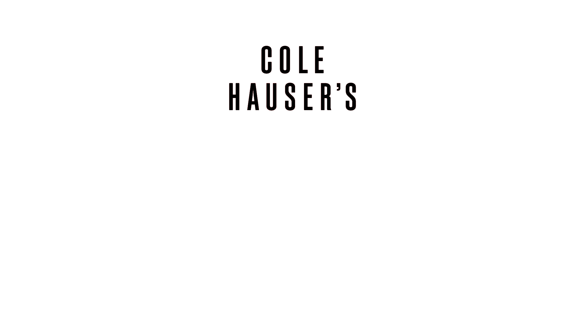 Cole Hausers Ultimate Tailgate Party Logo